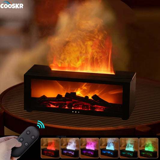 Fireplace Humidifier with Essential Oils