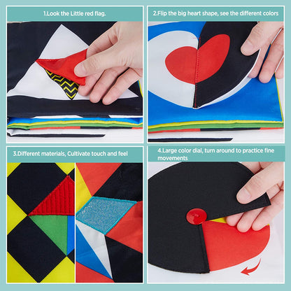 High Contrast Black and White Sensory Baby Book - Interactive Touch and Feel Crinkle Toy for Infants Aged 0-12 Months - Ideal Gift for Newborn Boys and Girls