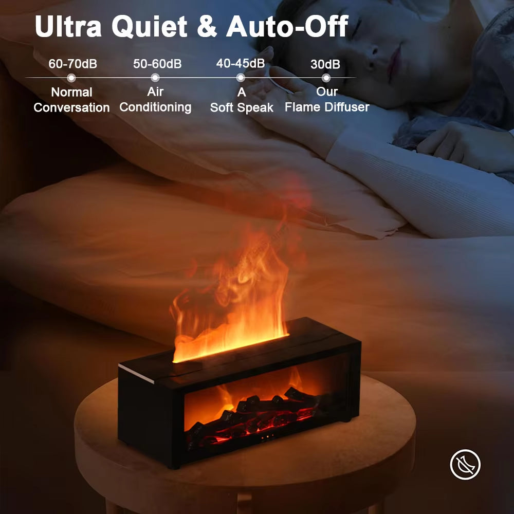 Fireplace Humidifier with Essential Oils