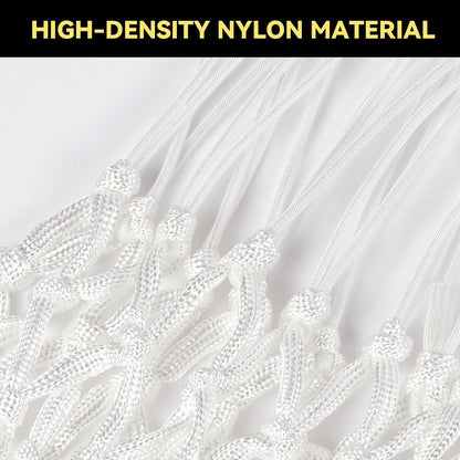 Premium Quality Professional Heavy Duty Basketball Net Replacement - All Weather anti Whip,Fits Standard Indoor or Outdoor 12 Loops Rims12 Loops